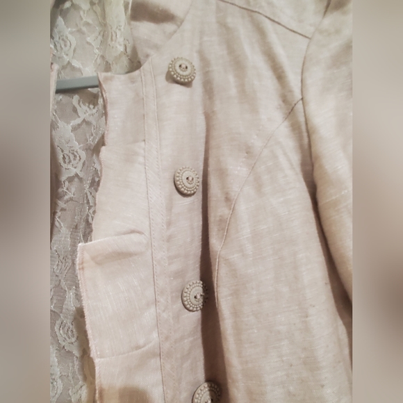 Women's blazer Jacket Cinched Sleeves - Picture 4 of 10